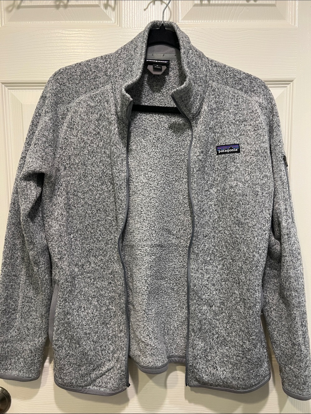 Patagonia Women’s  Heather Gray Full-Zip Better Sweater Fleece Jacket M